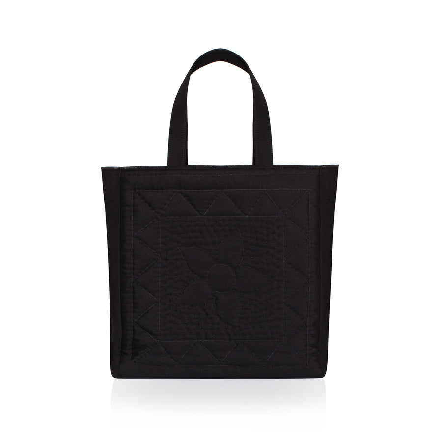 Black Cotton Tote Bag